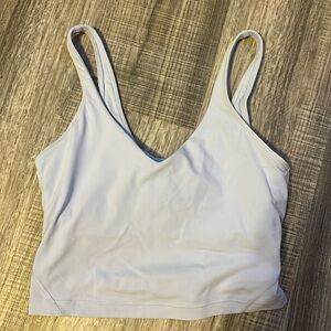 Size 6 light blue/purple lululemon align tank